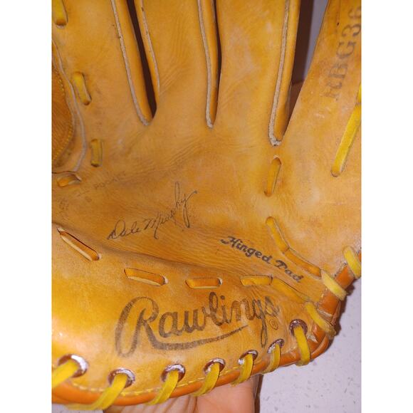 Vintage Rawlings Baseball Glove RGB36 Dale Murphy - Picture 4 of 7